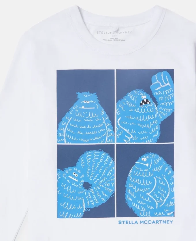 Maglia a maniche lunghe con grafica Monster