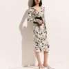 Maglia a maniche lunghe con stampa ciliegie Maglia a maniche lunghe con stampa ciliegie