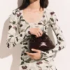 Maglia a maniche lunghe con stampa ciliegie Maglia a maniche lunghe con stampa ciliegie