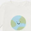 Maglia a maniche lunghe con stampa Earth Maglia a maniche lunghe con stampa Earth