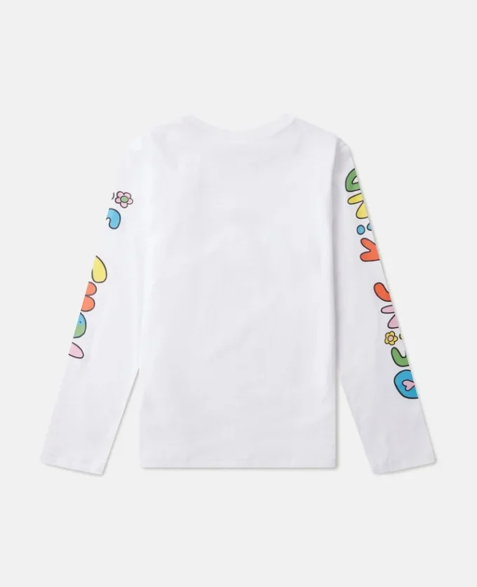 Maglia a maniche lunghe con stampa grafica Earth Friends Maglia a maniche lunghe con stampa grafica Earth Friends