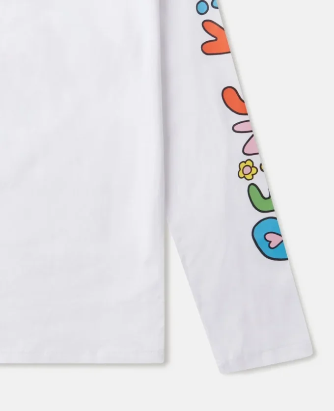 Maglia a maniche lunghe con stampa grafica Earth Friends Maglia a maniche lunghe con stampa grafica Earth Friends