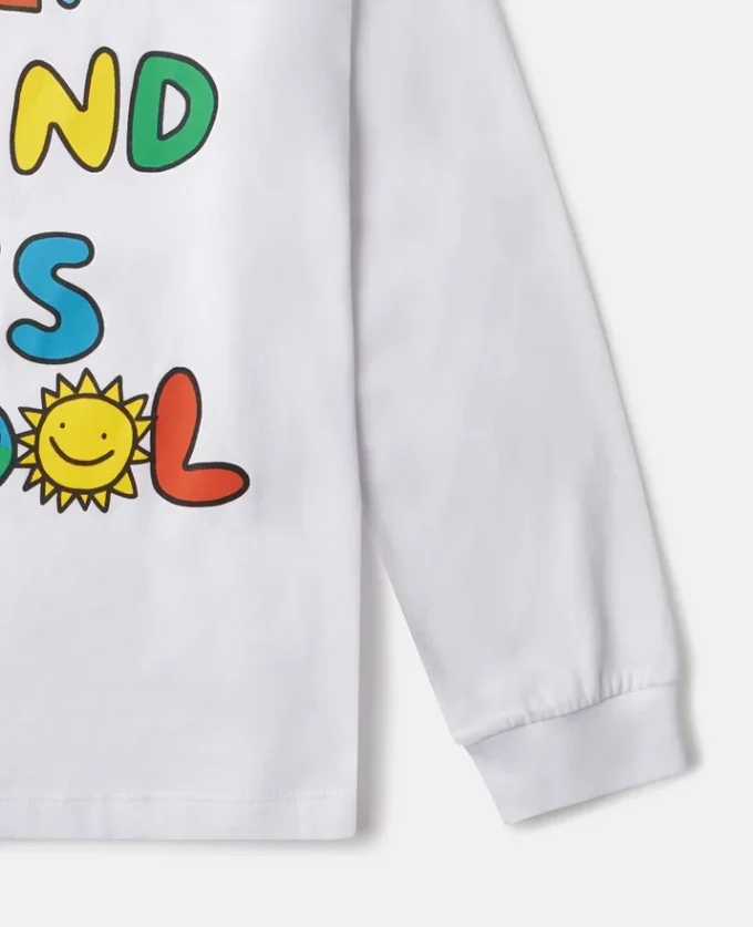 Maglia a maniche lunghe con stampa grafica Earth Friends Maglia a maniche lunghe con stampa grafica Earth Friends