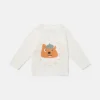 Maglia a maniche lunghe con stampa grafica scoiattolo Maglia a maniche lunghe con stampa grafica scoiattolo