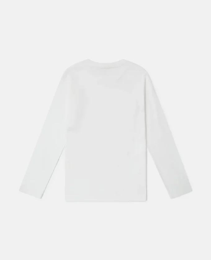 Maglia a maniche lunghe con stampa grafica scoiattolo Maglia a maniche lunghe con stampa grafica scoiattolo