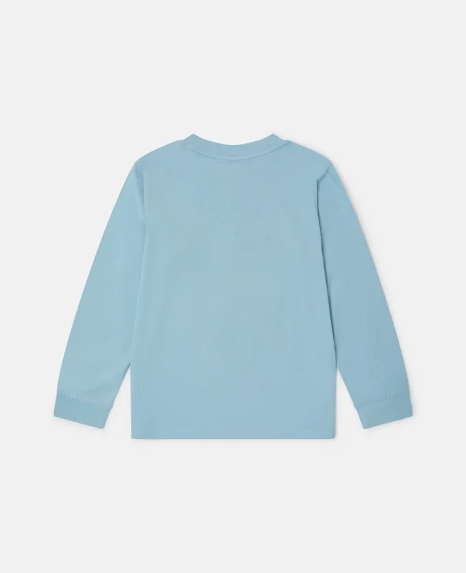 Maglia a maniche lunghe con stampa grafica scoiattolo Maglia a maniche lunghe con stampa grafica scoiattolo