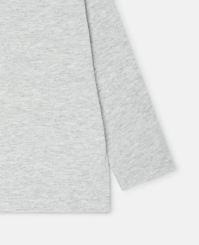 Maglia a maniche lunghe con stampa grafica scoiattolo Maglia a maniche lunghe con stampa grafica scoiattolo