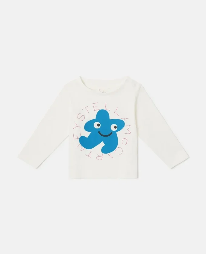 Maglia a maniche lunghe con stampa grafica Star Maglia a maniche lunghe con stampa grafica Star