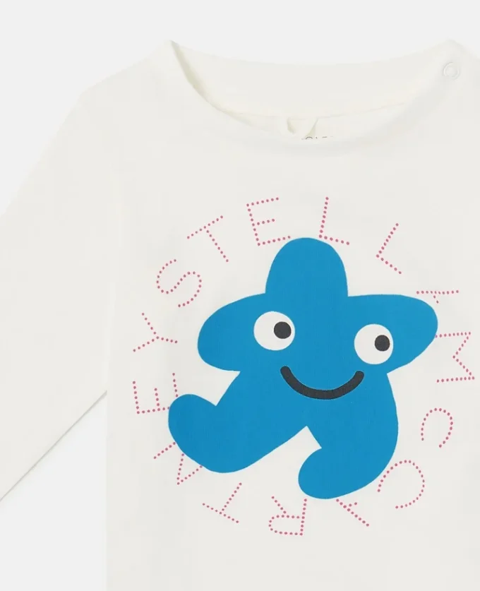 Maglia a maniche lunghe con stampa grafica Star Maglia a maniche lunghe con stampa grafica Star