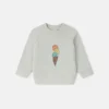 Maglietta a maniche lunghe con stampa grafica Ice Cream Maglietta a maniche lunghe con stampa grafica Ice Cream