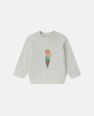 Maglietta a maniche lunghe con stampa grafica Ice Cream