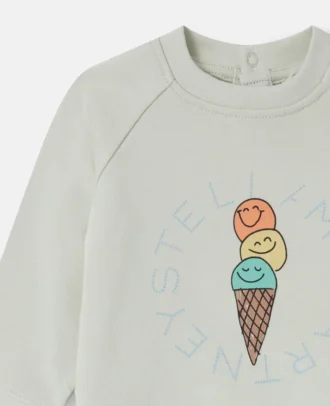 Maglietta a maniche lunghe con stampa grafica Ice Cream