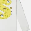 Maglietta a maniche lunghe con stampa grafica SpongeBob Maglietta a maniche lunghe con stampa grafica SpongeBob