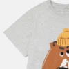 Maglietta Angry Bear con verme in velcro Maglietta Angry Bear con verme in velcro