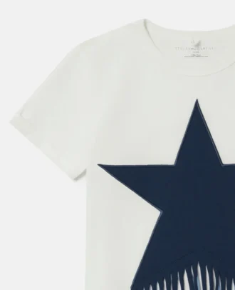 Maglietta con frange e stelle