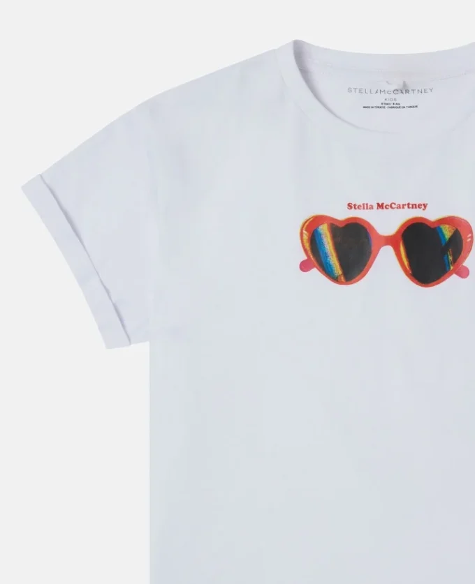 Maglietta con grafica occhiali da sole Maglietta con grafica occhiali da sole