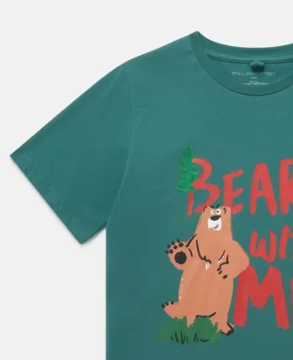 Maglietta con motivo “Bear With Me”