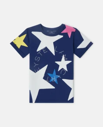 Maglietta con stampa a stelle