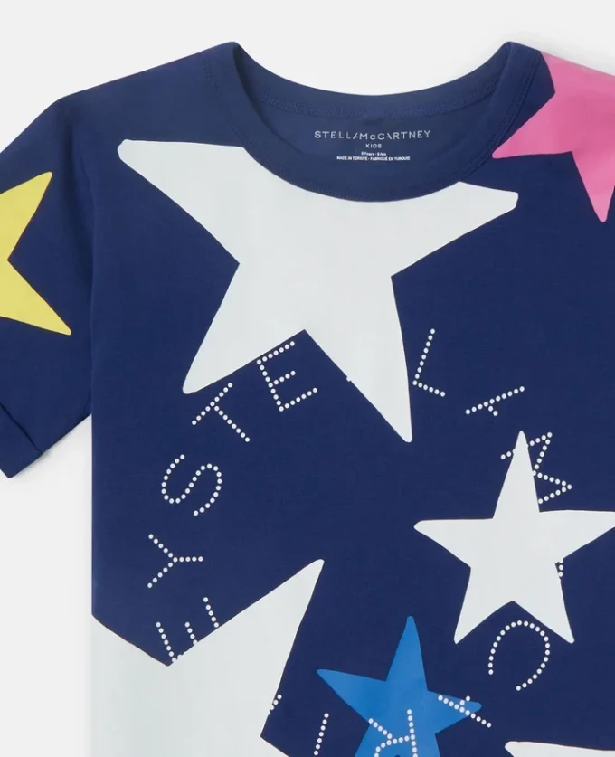 Maglietta con stampa a stelle Maglietta con stampa a stelle