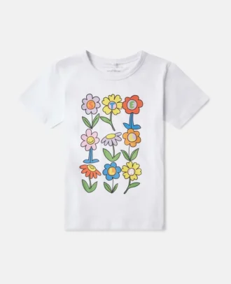Maglietta con stampa floreale