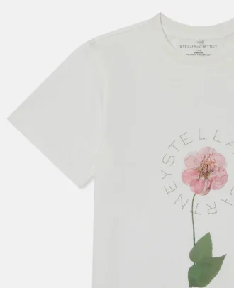 Maglietta con stampa floreale