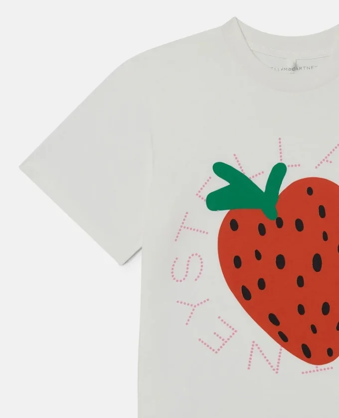 Maglietta con stampa grafica fragola Maglietta con stampa grafica fragola