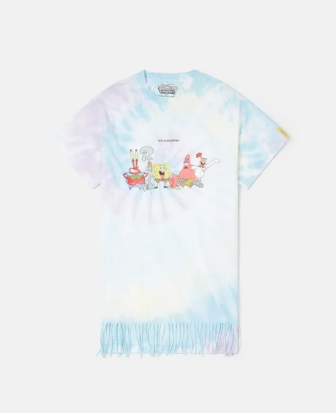 Maglietta con stampa grafica SpongeBob Tie-Dye Maglietta con stampa grafica SpongeBob Tie-Dye