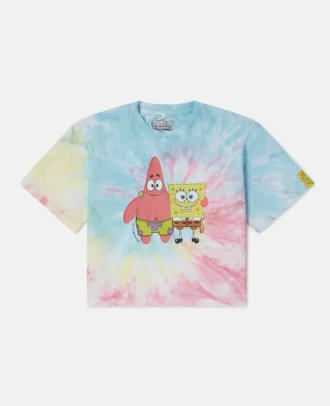 Maglietta con stampa grafica SpongeBob Tie-Dye