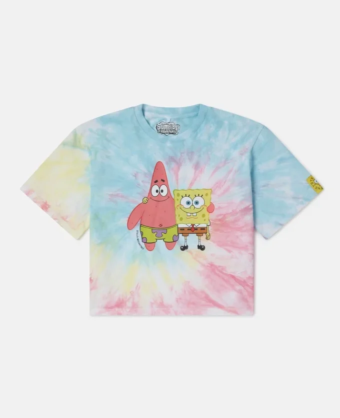 Maglietta con stampa grafica SpongeBob Tie-Dye Maglietta con stampa grafica SpongeBob Tie-Dye