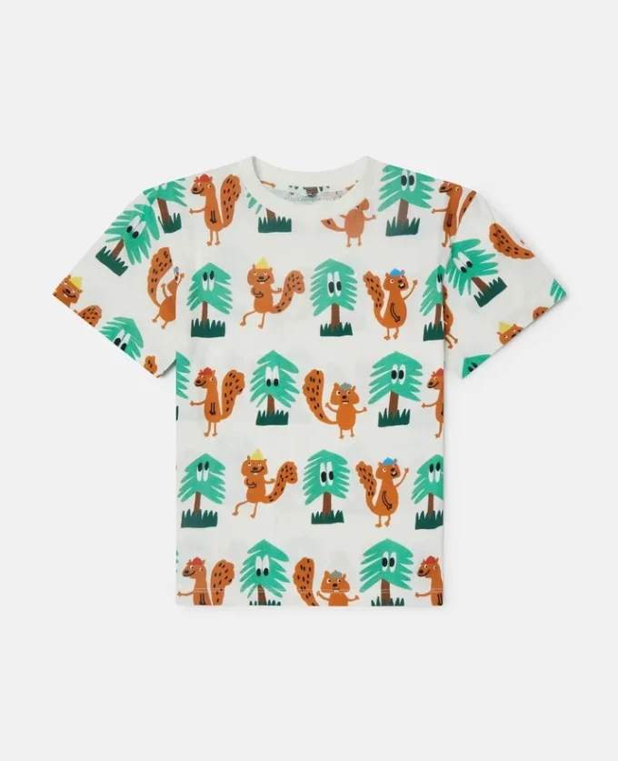 Maglietta con stampa scoiattolo Maglietta con stampa scoiattolo