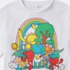 Maglietta corta con grafica Earth Friends Maglietta corta con grafica Earth Friends