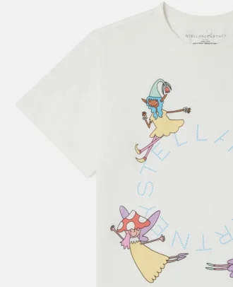 Maglietta girocollo con stampa Fairies