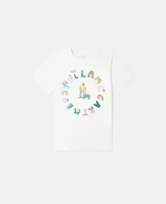 Maglietta girocollo Stella Woodland Lettering
