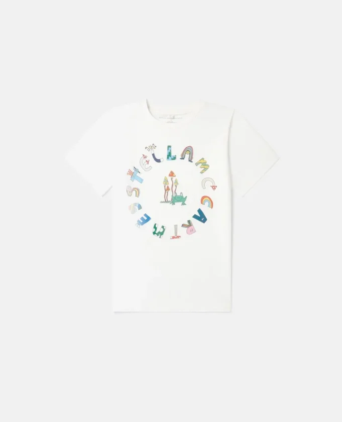 Maglietta girocollo Stella Woodland Lettering Maglietta girocollo Stella Woodland Lettering