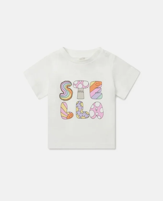 Maglietta girocollo Stella Woodland Lettering