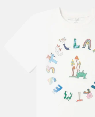 Maglietta girocollo Stella Woodland Lettering