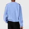Maglione a maniche lunghe con inserti in pizzo Maglione a maniche lunghe con inserti in pizzo