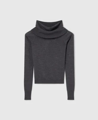 Maglione a maniche lunghe con spalle scoperte
