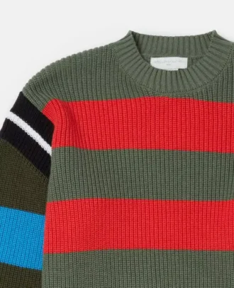 Maglione a righe