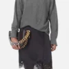 Maglione con scollo a V e maniche lunghe Maglione con scollo a V e maniche lunghe