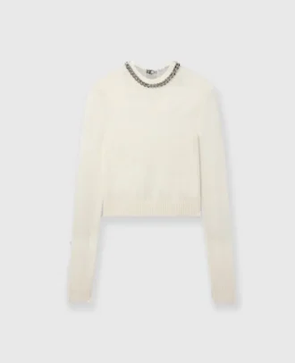 Maglione Falabella a maglia fine con catena