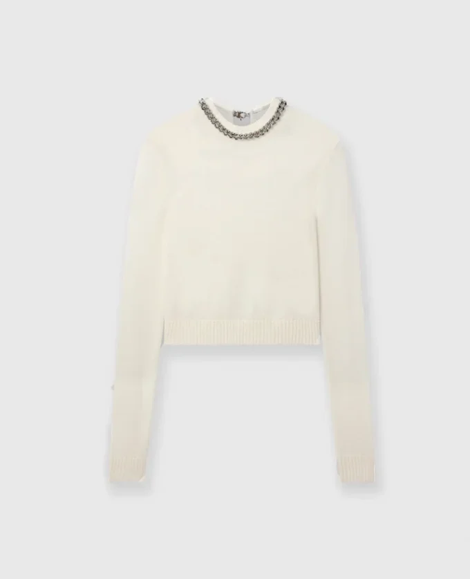 Maglione Falabella a maglia fine con catena Maglione Falabella a maglia fine con catena