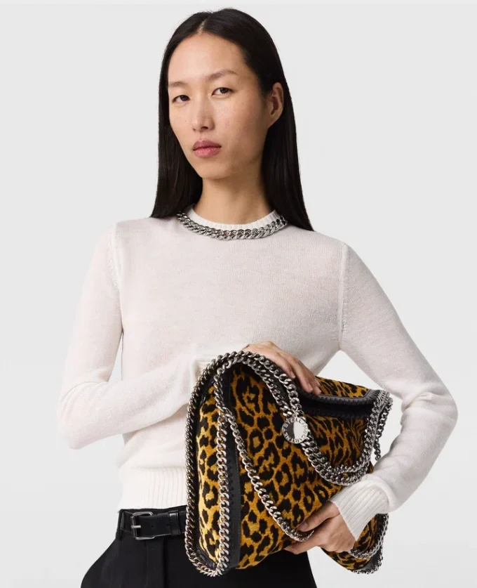 Maglione Falabella a maglia fine con catena Maglione Falabella a maglia fine con catena