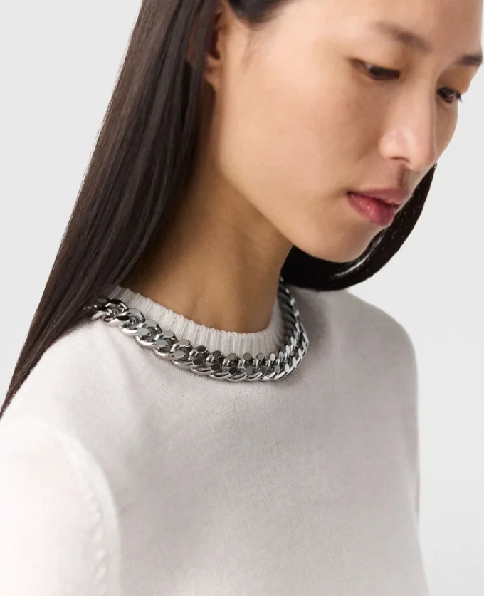 Maglione Falabella a maglia fine con catena Maglione Falabella a maglia fine con catena