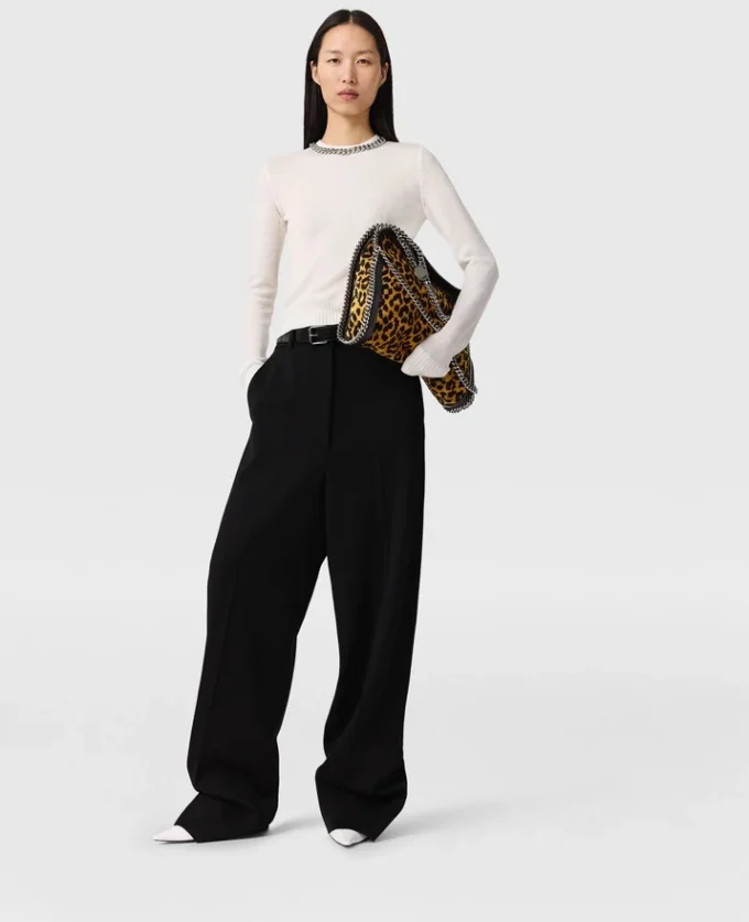 Maglione Falabella a maglia fine con catena Maglione Falabella a maglia fine con catena