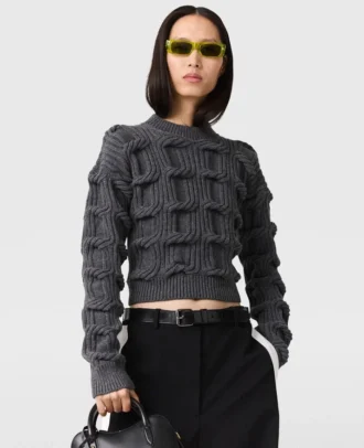 Maglione Falabella lavorato a trecce