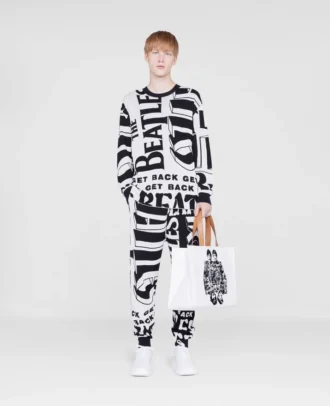 Pantaloni jogging in maglia Get Back