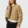 Maglione girocollo lavorato a trecce Falabella Maglione girocollo lavorato a trecce Falabella