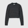 Maglione girocollo lavorato a trecce Falabella Maglione girocollo lavorato a trecce Falabella