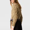 Maglione girocollo lavorato a trecce Falabella Maglione girocollo lavorato a trecce Falabella